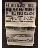 Kaiser Frazer Dealer News Volume IV, No 7 Feb 17 1950 Newspaper Henry J  - $1,282.96 MXN
