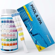 Pool and Spa Test 100ct 7 Way Tub Test Kit Testing for Free Chlorine Tot... - £18.72 GBP