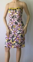 MILLY Flower Print Strapless Dress (Size S) - £31.41 GBP