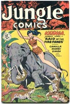 Jungle Comics #110-HIGH GRADE-GOOD Girl -FICTION House Vf - $189.15