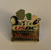 USBC 2008 Detroit Michigan Women&#39;s Championships City Scene Bowling Bowl... - $15.00