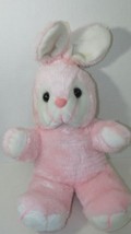 Cuddle Wit Plush pink white bunny rabbit vintage  - £15.81 GBP