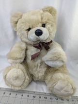 Chrisha Playful Plush Tan Bear 14 Inch 1988 Stuffed Animal Toy - $26.95