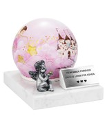 Pink baby girl urn, unique child urn, infant urn for ashes ,  hand-paint... - €293,20 EUR