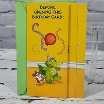 Vintage Buzza Greeting Card Calvin Crocker Happy Birthday  - £4.66 GBP