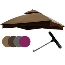 10x12 Replacement Canopy Top Cover for Lowes Allen Roth Gazebo Tent #GF-... - $76.18