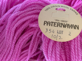 Paternayan 100% Virgin Wool Yarn 3 ply 2 oz hank cuts Needlepoint crewel  300&#39;s  - £6.66 GBP