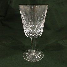 Waterford Crystal Lismore Water Goblet Glass 7&quot; Signed Vintage - £49.80 GBP