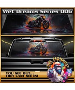 Wet Dreams Biker Series 006 - Truck Back Window Graphics - Customizable - £43.54 GBP+