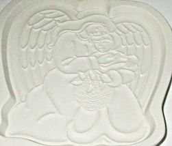 Longaberger Pottery Angel with Child Cookie Mold 1995 - £7.03 GBP