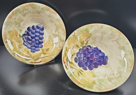 2 Tabletops Unlimited Mixed Fruits Round Vegetable Bowl Set Serve Table ... - £52.07 GBP