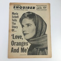 National Enquirer Paper September 4 1960 Maria Schell Story of Love Oran... - $28.47