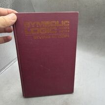 SYMBOLIC LOGIC. FOURTH EDITION By Irving M. Copi - Hardcover Very Good C... - $522.27 MXN