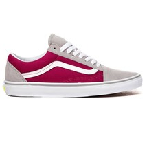 VANS Old Skool Drizzle Sangria Gray Wine Womens Size 5.5 Suede Casual Shoes - £35.54 GBP