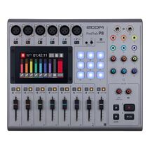Zoom PodTrak P8 Portable Multitrack Podcast Recorder Silver For Podcaste... - $267.61