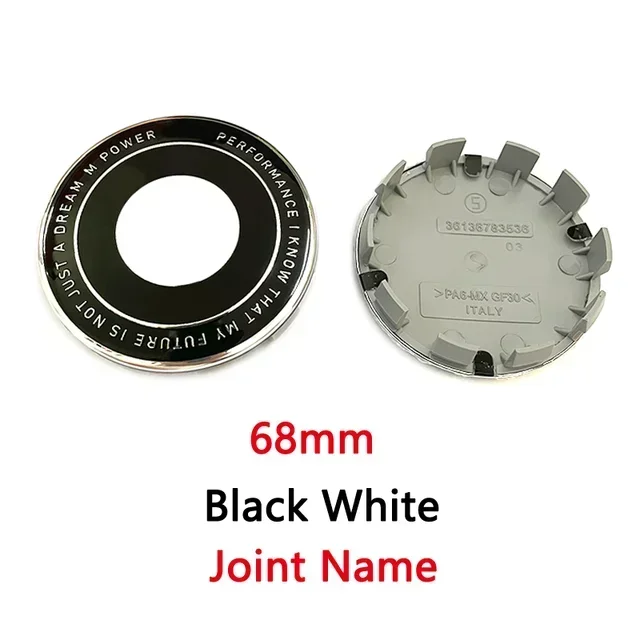 4pcs 56mm 68mm For 50th Anniversary Emblem Wheel Center Hub Caps Badge C... - £22.65 GBP