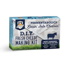 Diy Fresh Cheese Making Kit - Ricotta, Mozzarella, Burrata, Paneer, Cottage Chee - £40.60 GBP