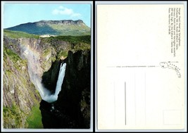 NORWAY Postcard - Fossli Hotel &amp; Voringfoss Waterfall GR - £3.12 GBP