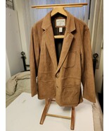 Orvis Leather Bandera Jacket Size 44 Blazer Soft VGUC Safari Hunting - $2,631.44 MXN