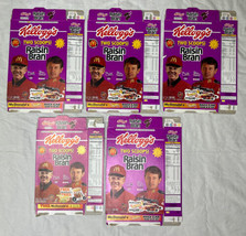 1990&#39;s Empty Raisin Bran Nascar 20 &amp; 15OZ Cereal Boxes Lot of 5 SKU U199... - $24.99