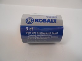 Kobalt #0506892 Dual-Line Replacement Spool .065&quot; 3 Count Pack NEW - QTY... - $10.39
