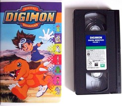 Digital Digimon Monsters Vol 1 Animated Family Video Vhs 1999 Clamshell Fox Kids - £8.00 GBP