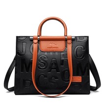 Designer Handbags 2023 Women&#39;s Large Capacity Letter Imprint Design Shoulder Bag - £46.96 GBP