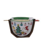 Hello Kitty Sanrio Ramen Noodle Bowl with Chopsticks - 20 oz Ceramic Dis... - $14.84