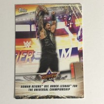 Roman Reigns Trading Card WWE Wrestling #100 - £1.47 GBP