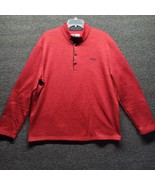Callaway Men&#39;s Sz XL Quarter Snap Red Golf Pullover Thin Sweatshirt - £16.74 GBP