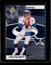 1998 Ud Choice Starquest Dual Football Card SR01 Elway Broncos Manning Colts - £3.94 GBP