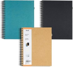 College Ruled Paper 3 Subject Hanote Spiral Notebooks Composition (8.5X11). - £30.65 GBP