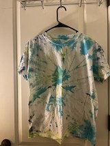 Adult Men&#39;s Tie Dyed Short Sleeve T-Shirt Size Unknown Multicolor - $28.13