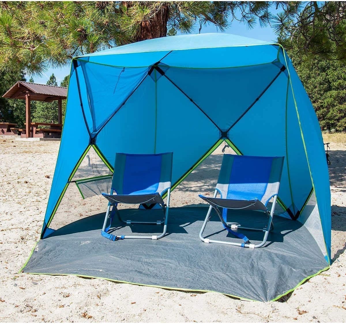 Old Bahama Bay, Pop Up Shelter Tent Canopy Portable Shade Beaches Backya... - $89.09
