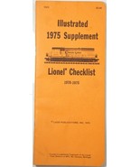 Lionel Train O/O27 Gauge Illustrated Checklist Guide 1970-1975 Ladd Publ... - $6.00