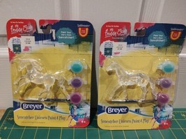 Set Of 2 Suncatcher Unicorn Paint and Play Breyer Stablemates 2023 - £7.74 GBP