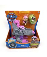 Paw Patrol Dino Rescue Skye Deluxe Vehicle Puppy Figure Mystery Dinosaur... - £18.63 GBP