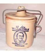 Schuler&#39;s Bar Cheese Canister Crock with original locking Lid Edition 1985 - $29.69 CAD