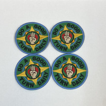 Do A Good Turn Daily Girl Scouts BSA Patch 2 1/4” LOT 4 - £3.73 GBP