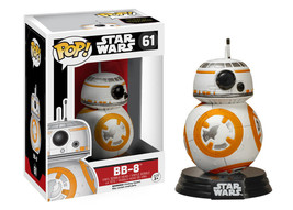Star Wars The Force Awakens BB-8 Droid Vinyl Pop Figure Toy #61 Funko New Nib - £6.91 GBP
