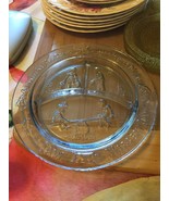 EXCELLENT SHOWER GIFT: Tiara Childs COBALT BLUE Divided Margery Daw Dinn... - $30.00