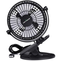 Usb Desk Fan, 4 Inch Clip On Fan, 2 Speed Usb Fan, 360 Rotation Small Co... - £31.46 GBP