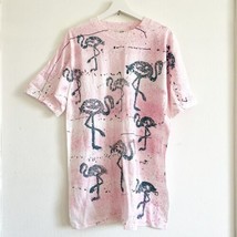NWOT Vintage 80s Inventions by LA Express Flamingo Print T-Shirt OS Pink... - £27.51 GBP