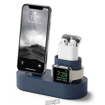 Apple-3-in-1 iPhone Charging Organizing Stand 6.8&quot;Lx2.6&quot;Dx2.6&quot;H Durable ... - $28.49