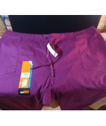 Scrub Star Purple Pants Women&#39;s Drawstring 2-Way Stretch  Easy Fit Size ... - $109.60 MXN