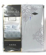 Croscill Amira Soft Blue King Quilt 104&quot; X 90&quot; 100% Cotton Machine Washable - $194.20 CAD