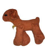 JeeBee Creation Vintage Brown Plush Dog RARE - £69.76 GBP