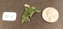 Vintage Green Dolphin Pendant or Charm Jade? - £8.61 GBP