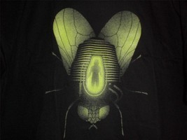 TeeFury Fly XLARGE &quot;The Fly&quot; 1986 Movie Chamber Glow In The Dark Ink Shirt BLACK - £11.80 GBP