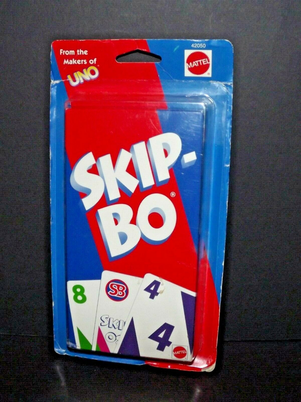 Mattel Skip-Bo Card Game #42050 New Worn Package 1999 Makers Of UNO (c) - £23.11 GBP